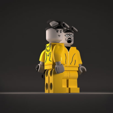 Screen from Breaking Bad LEGO Game