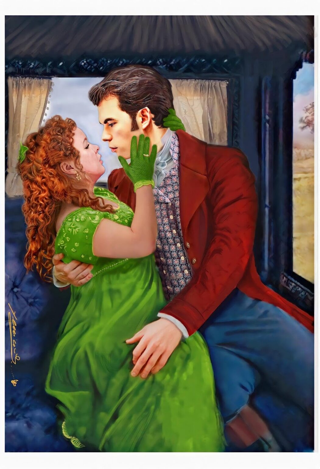 Bridgerton's Carriage Scene Penelope & Colin’s Story