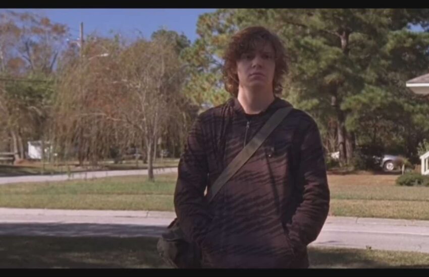 Evan Peters in “One tree hill” TV show