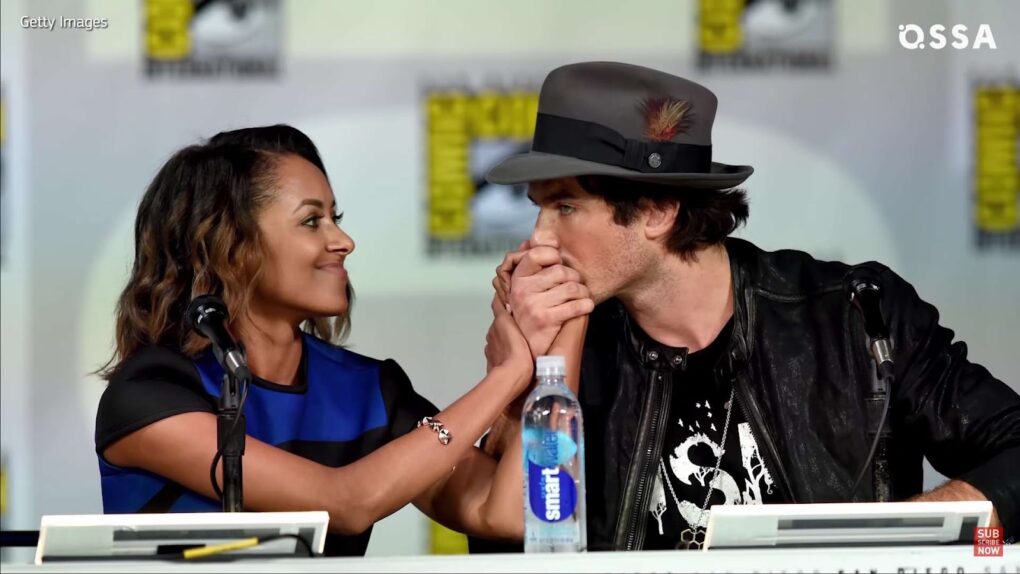 Kat Graham and Ian Somerhalder